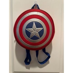 Captain America Shield Backpack Children Shoulder Bag Schoolbag